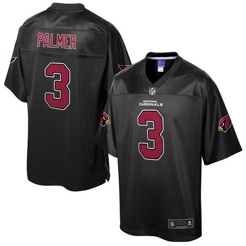 Men's Game Carson Palmer Nike Jersey Black - #3 Pro Line Reverse Fashion NFL Arizona Cardinals